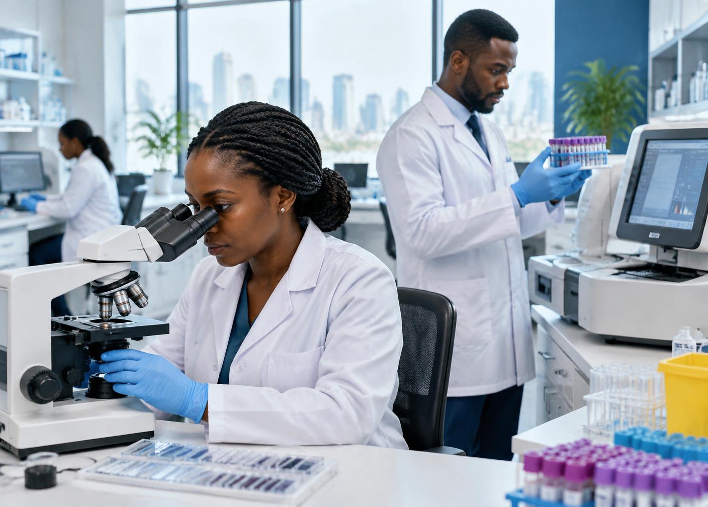African medical laboratory scientists at CYNDREMA